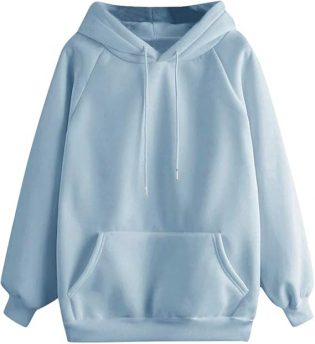 Women Hoodie Sweatshirt Fankle Sale Long Sleeve Drawstring Solid Tops Blouse Coat with Pockets
