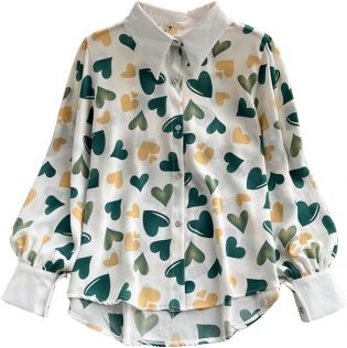 GRECIILOOKS Women's Rayon Standard Neck Fancy Regular Fit Top for Girls Printed