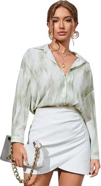 GRECIILOOKS Women Oversized Shirt