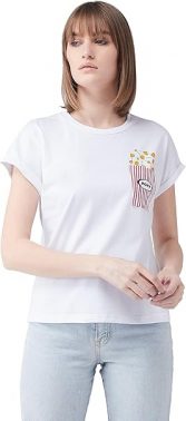 Miss Olive Women's Relaxed T-Shirt• Relaxed fit for effortless comfort and everyday style • Classic T-shirt design suitable for casual wear • Soft and breathable fabric for all-day comfort • Lightweight and skin-friendly material • Durable quality with good shape retention • Easy to pair with jeans, leggings, or shorts • Ideal for daily wear, lounging, trav